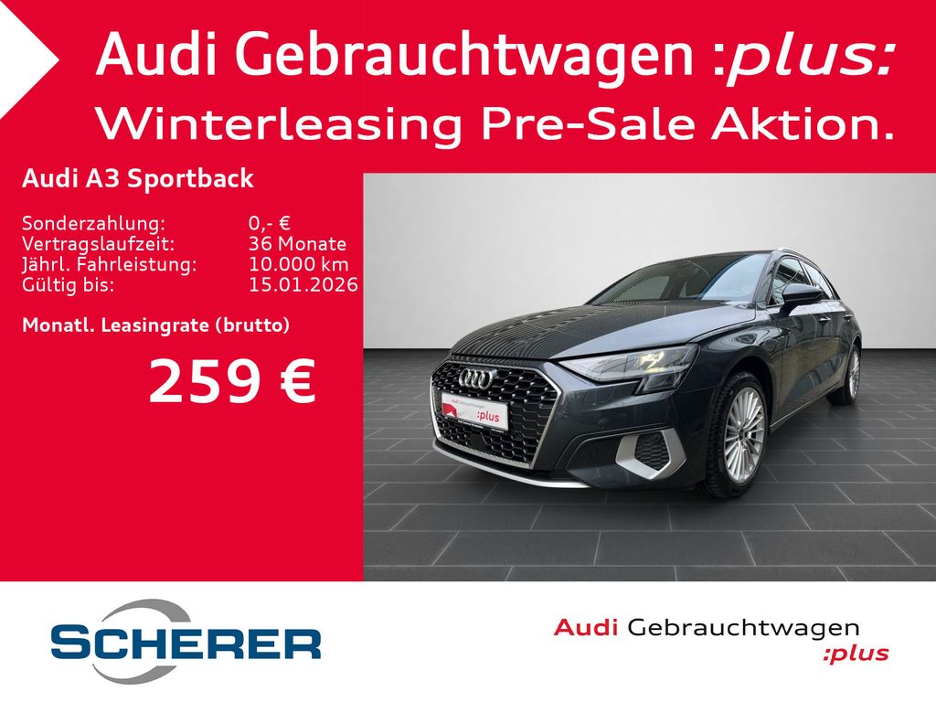 A3 Sportback advanced 30 TDI 85(116) kW(PS) Scha