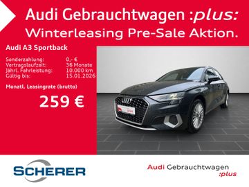 Audi Leasingangebot: Audi A3 Sportback advanced 30 TDI 85(116) kW(PS) Scha
