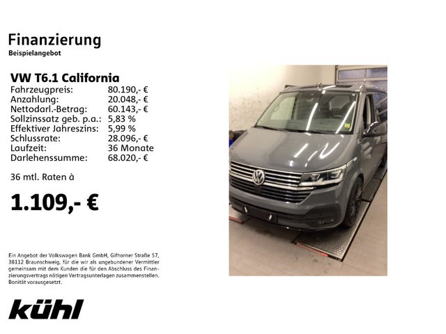 Volkswagen T6.1 California 2.0 TDI DSG 4M Ocean Edition Nav