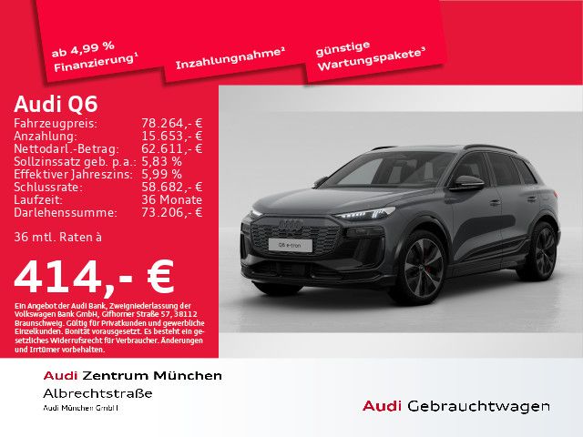 Audi Q6 55 e-tron qu. S line Edition#1 Pano/OLED/B&O