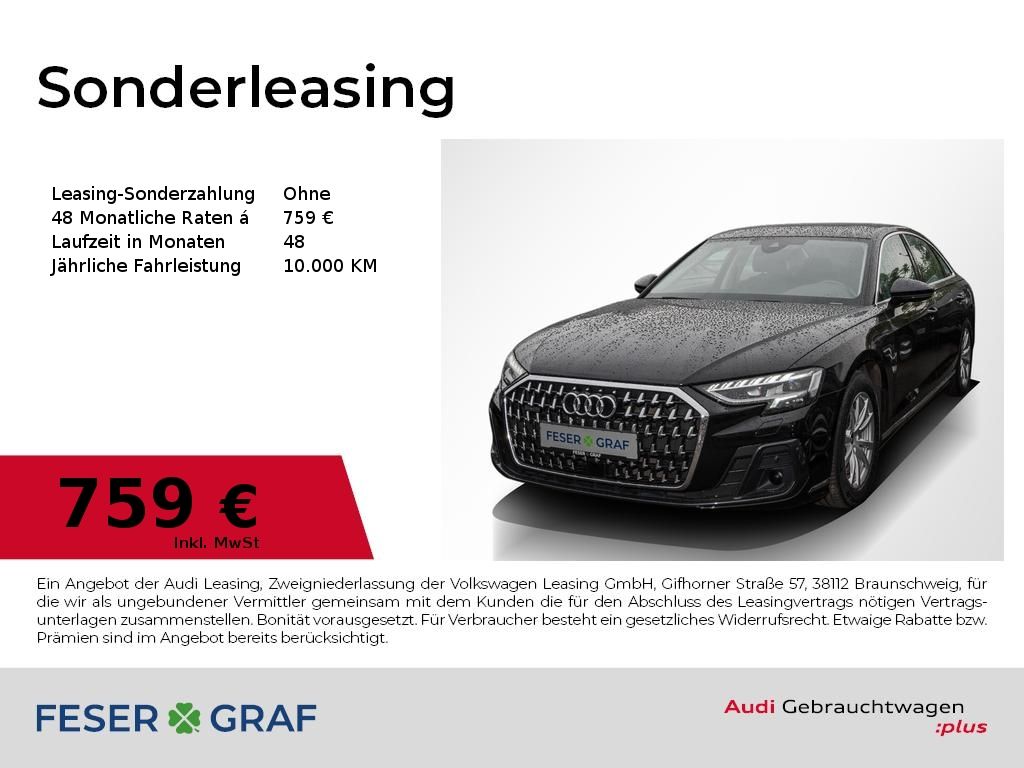 Audi A8 50TDI HD-Matrix/Leder/adAir/Navi+/Kamera/Memo