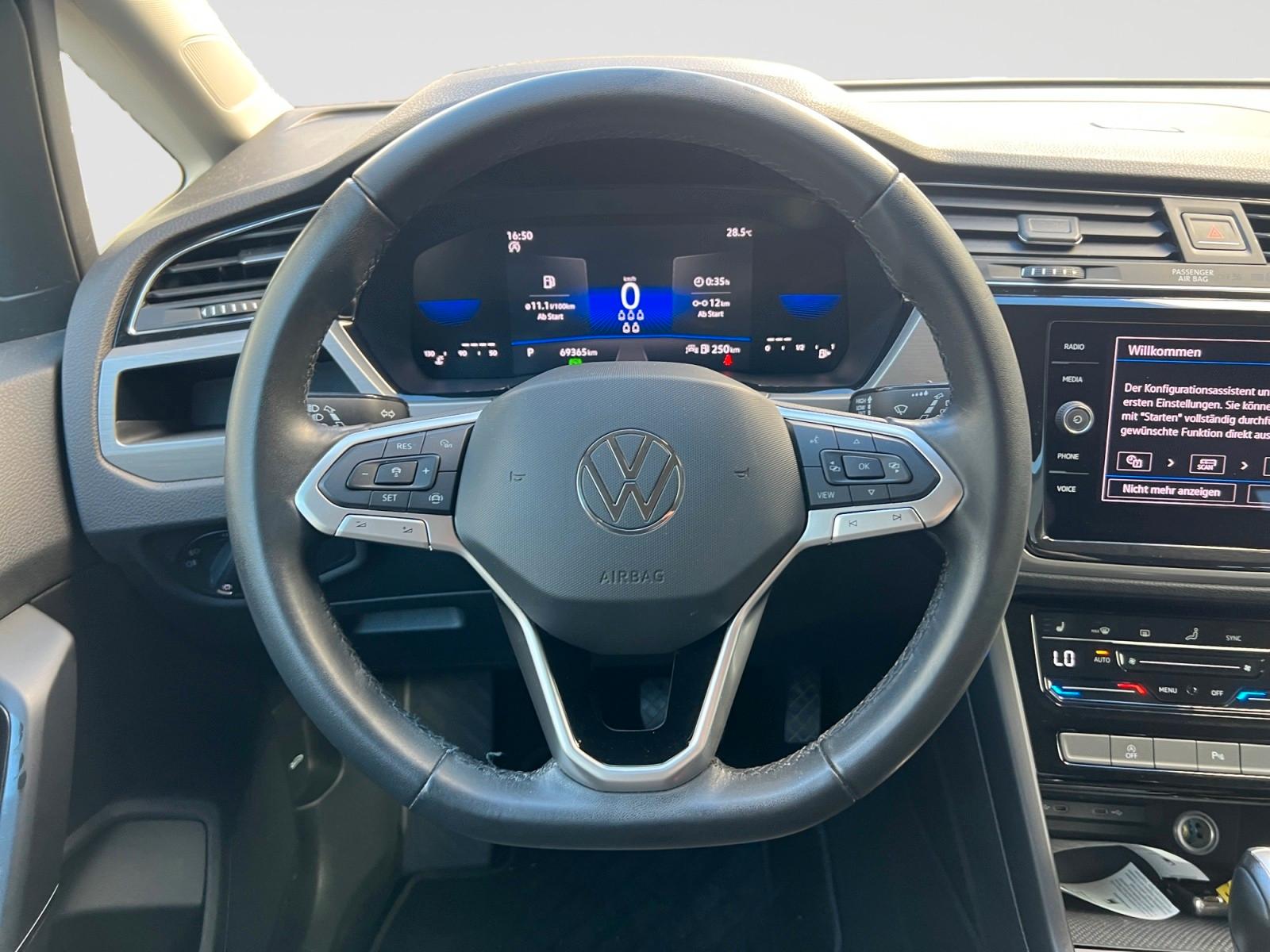 Volkswagen Touran 1.5TSI DSG 7 SITZE APP ACC LED SHZ ASSIST, миниатюра 11