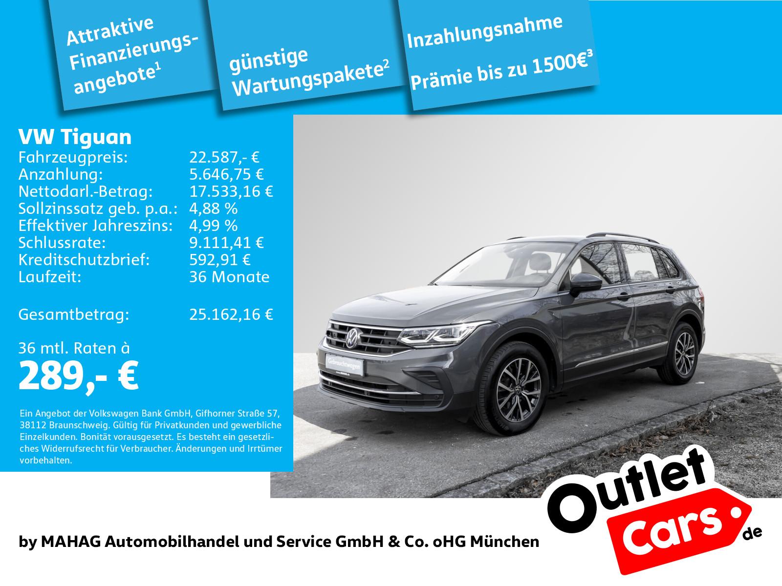 Volkswagen Tiguan 2.0 TDI LIFE Navi IQ.LIGHT AHK R-KAM ACC
