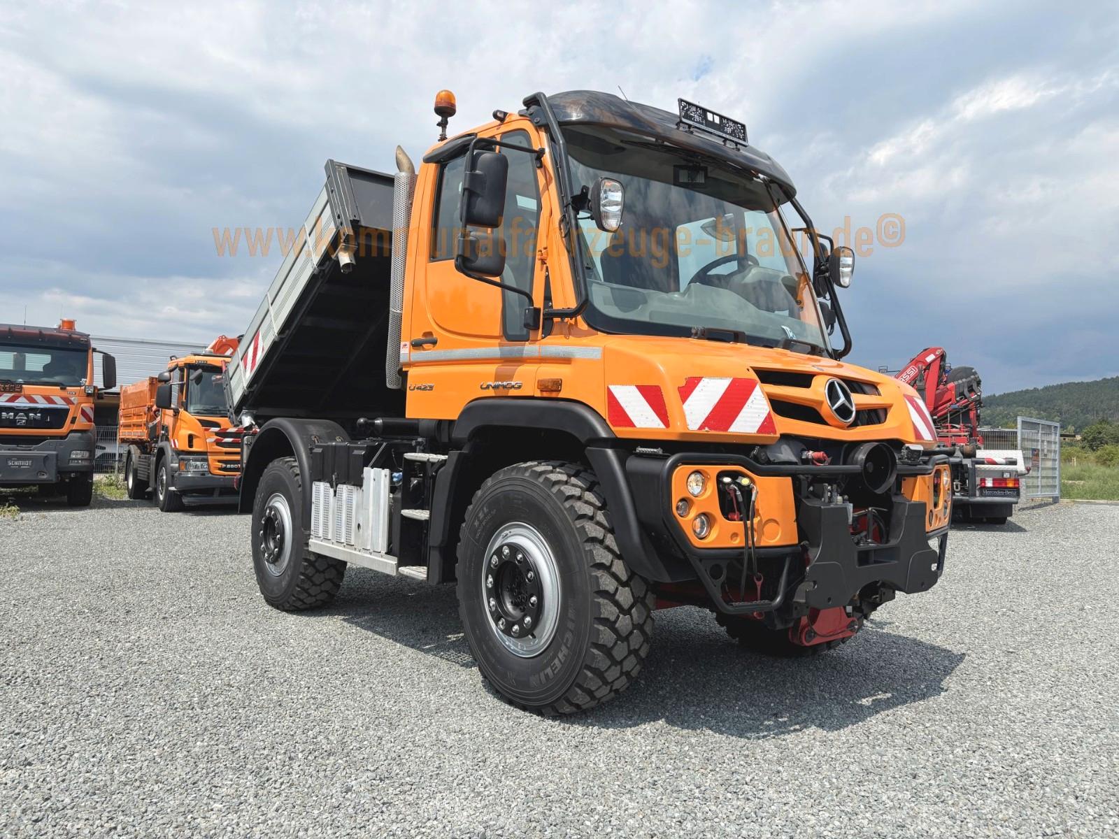 Unimog U 423*ZW*Hydrostat*Kipper*Vario Pilot*Euro 6*TOP