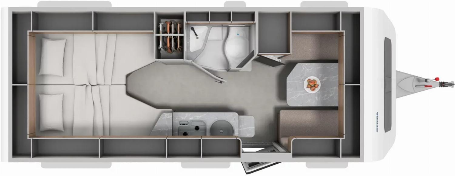 HYMER / ERIBA / HYMERCAR Eriba Novaline 442 Moving-, Wohnkomforpaket, GFK