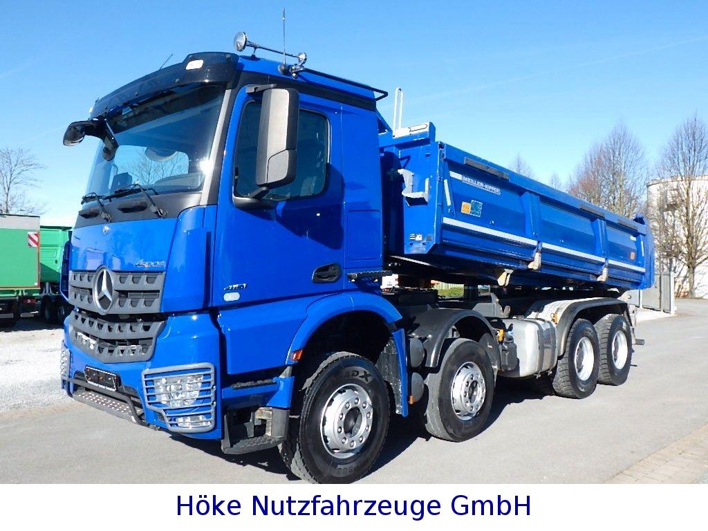Mercedes-Benz 4151 K 8x4 Meiller-Kip./Bordmat/M-Fhs./Ret/52tkm