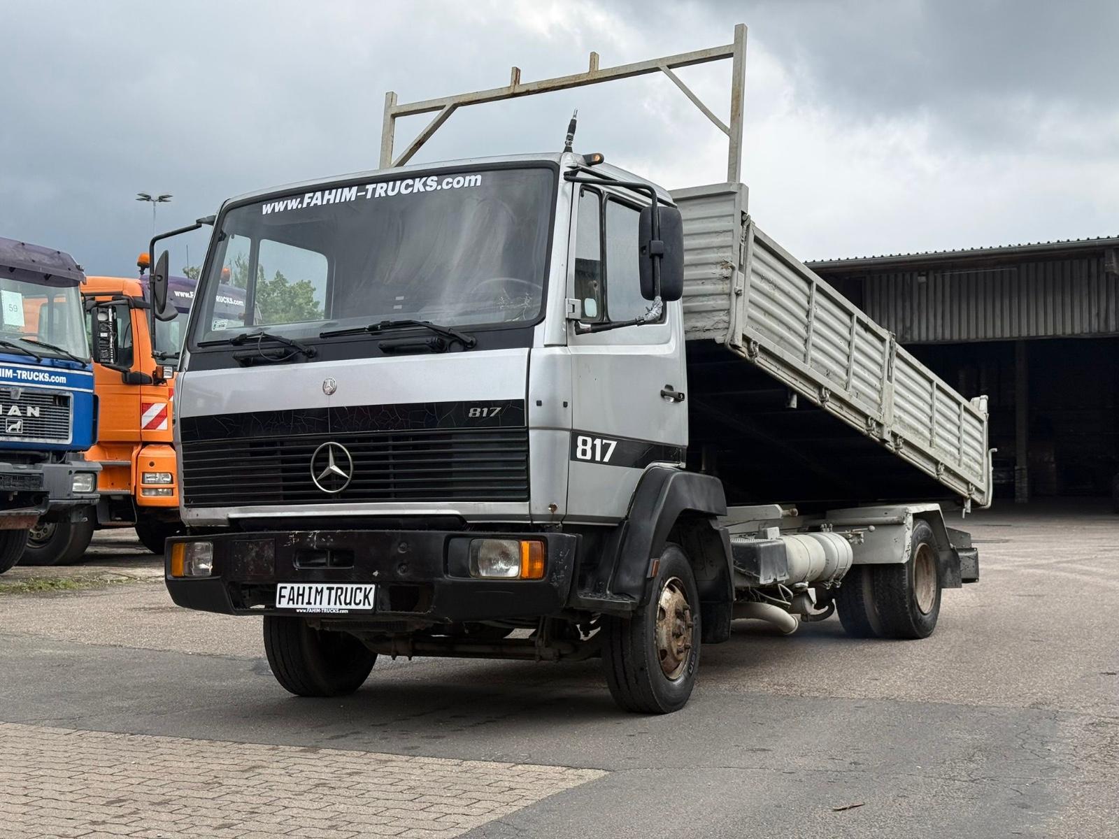 Mercedes-Benz 817 Kipper, Manuel, Klima, 4x2, Blatt-Blatt