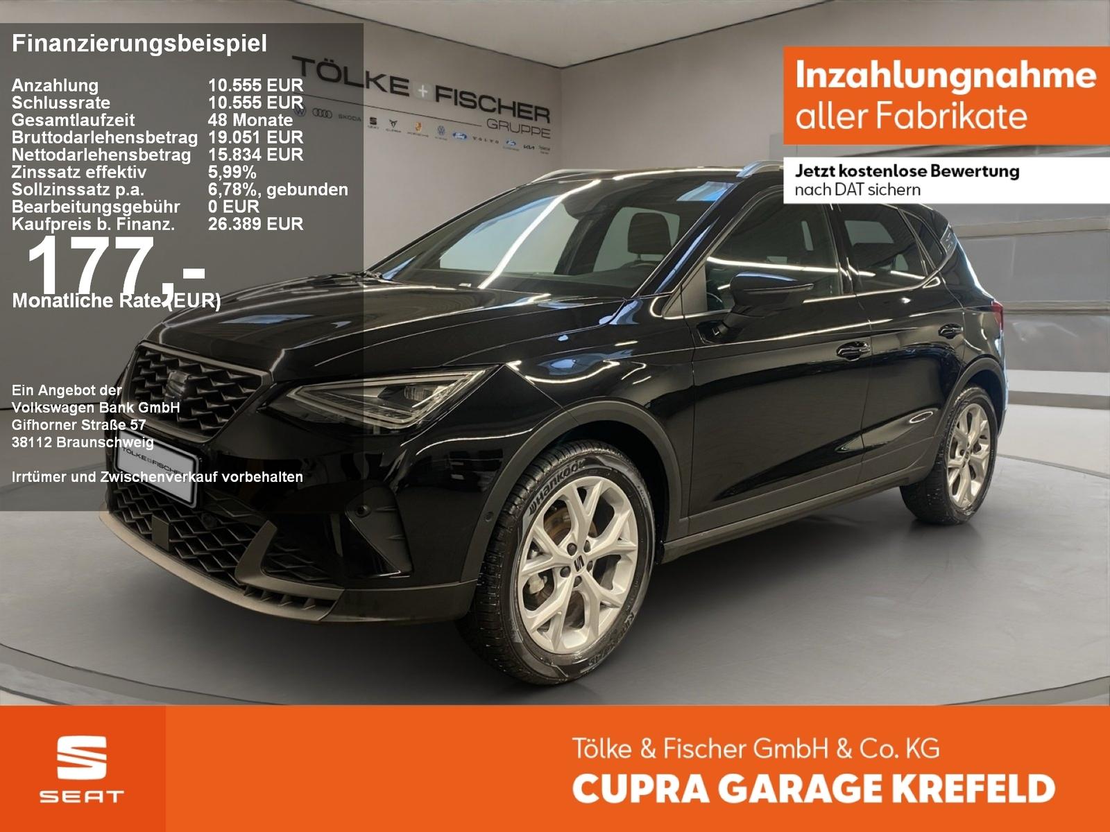 Seat Arona 1.5 TSI FR ACC AHK AUT Kam. Navi Sportp.