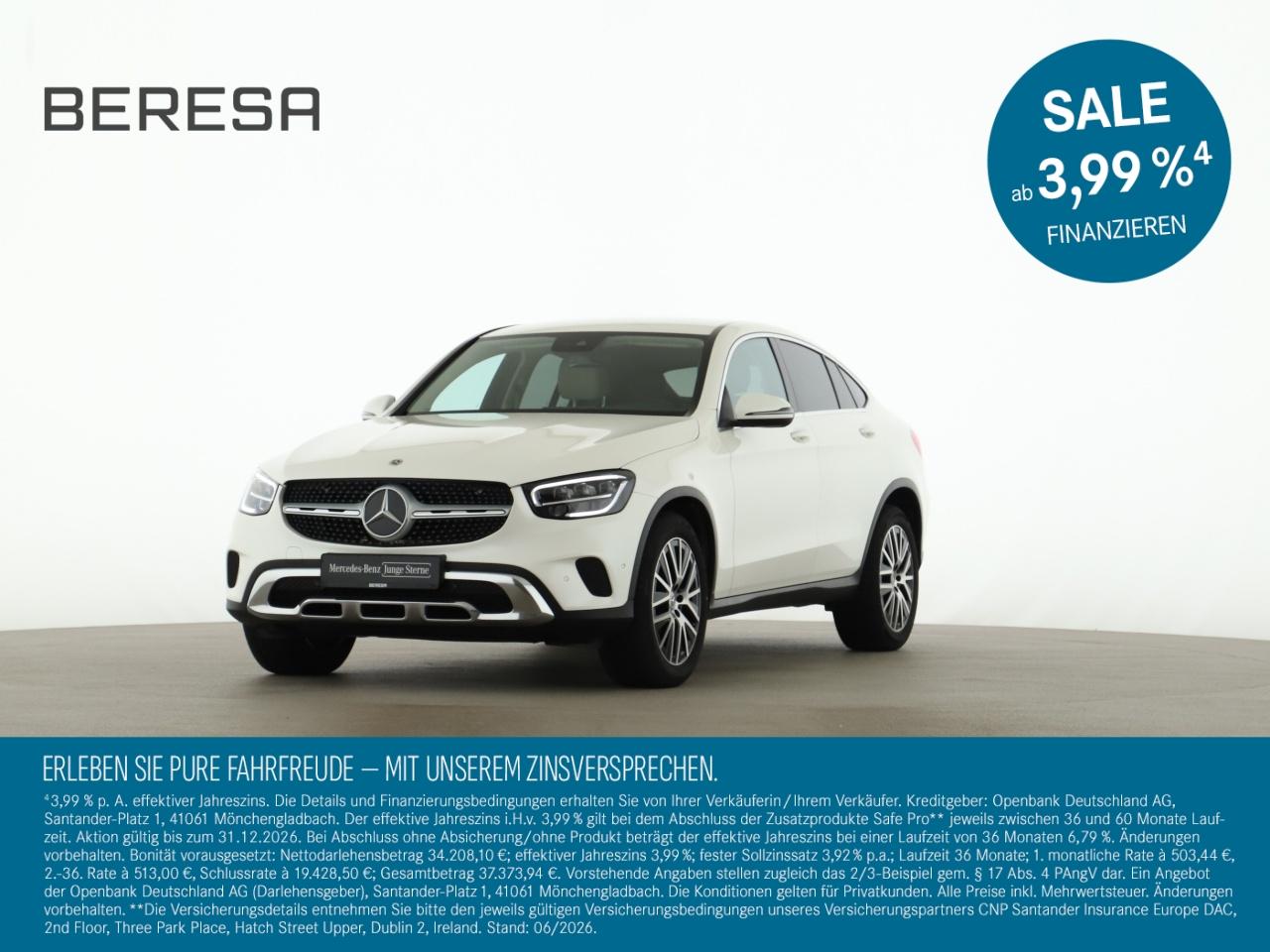 Mercedes-Benz GLC 200 4M Coupé MBUX Kamera LED Memory Navi
