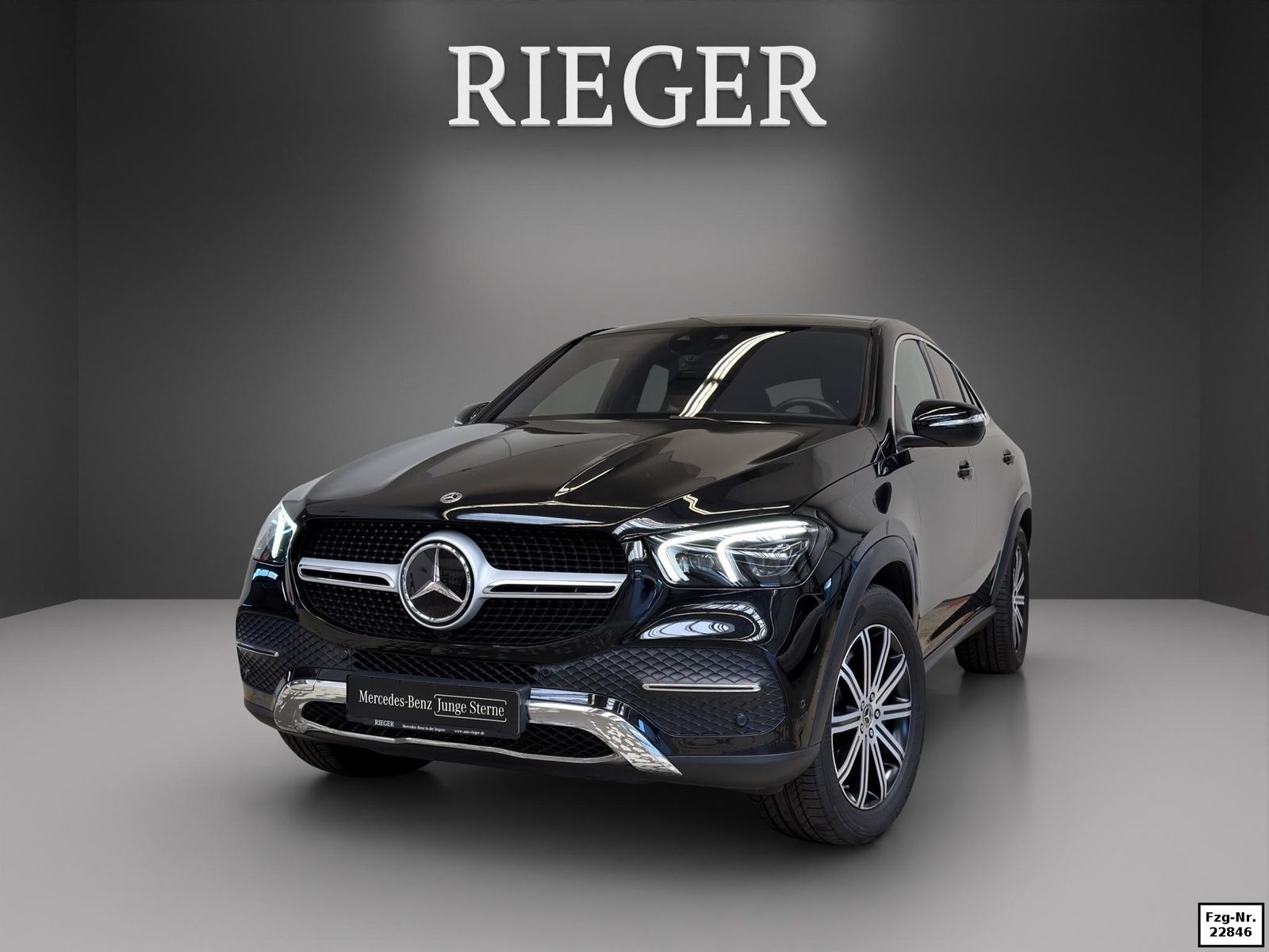 Mercedes GLE 300 2022, 2.0D dīzelis, Automāts, Kupeja, Melns — Latvijā