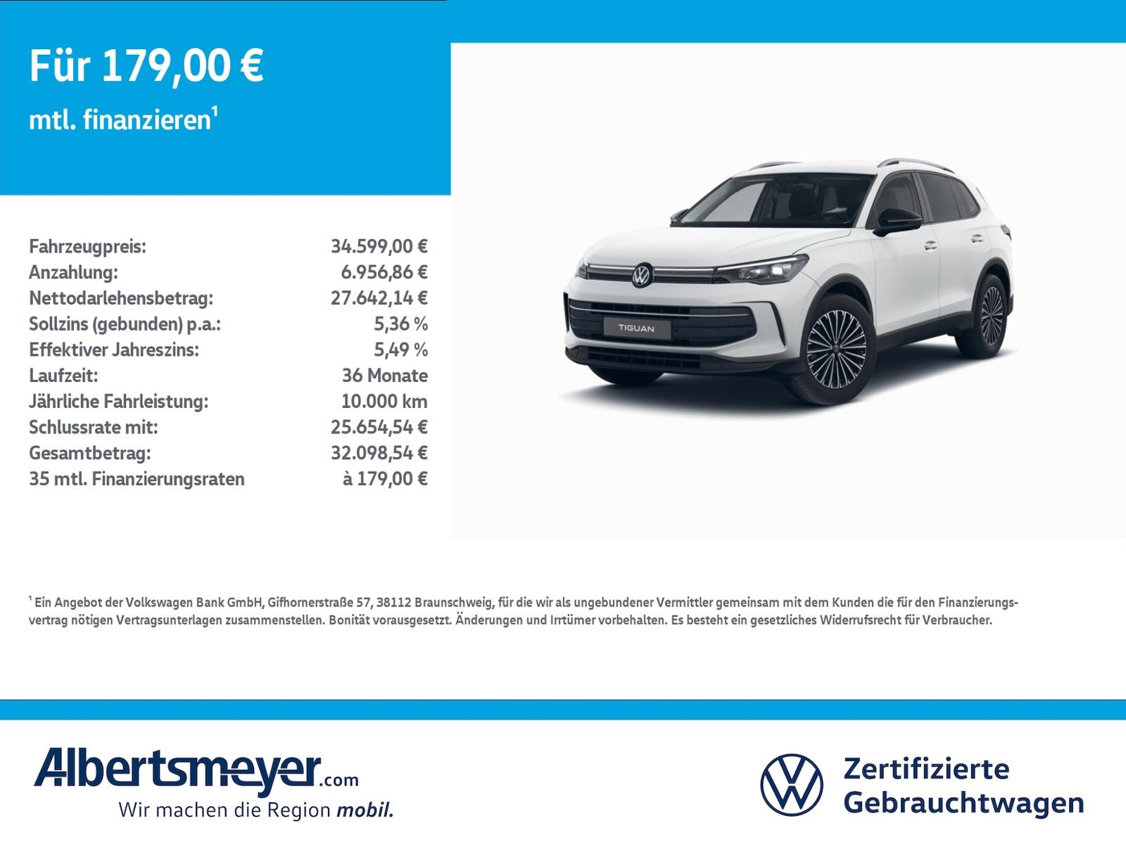 Volkswagen Tiguan 1.5 eTSI GOAL +DSG+AREA-VIEW+LED+