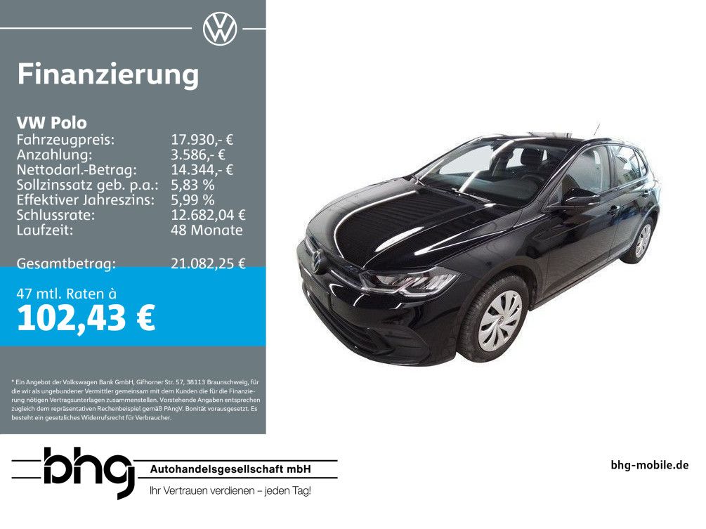 Polo 1.0 Life Climatronic Kamera LED Winterpaket