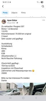 Peugeot 307 1.6 Premium 110 Premium - Peugeot 307 in Wiesbaden
