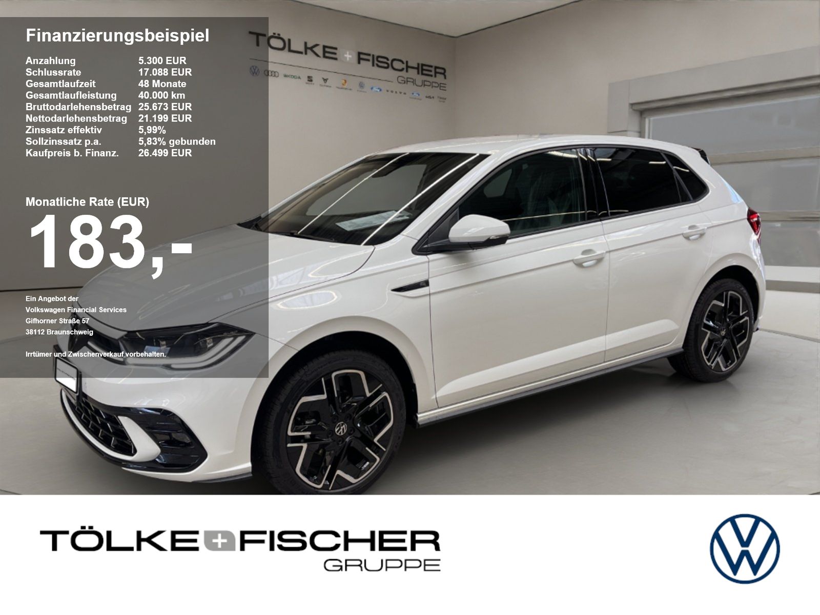 Volkswagen Polo R-Line 7-Gang DSG IQLight ACC Leichtmetallr foto 1