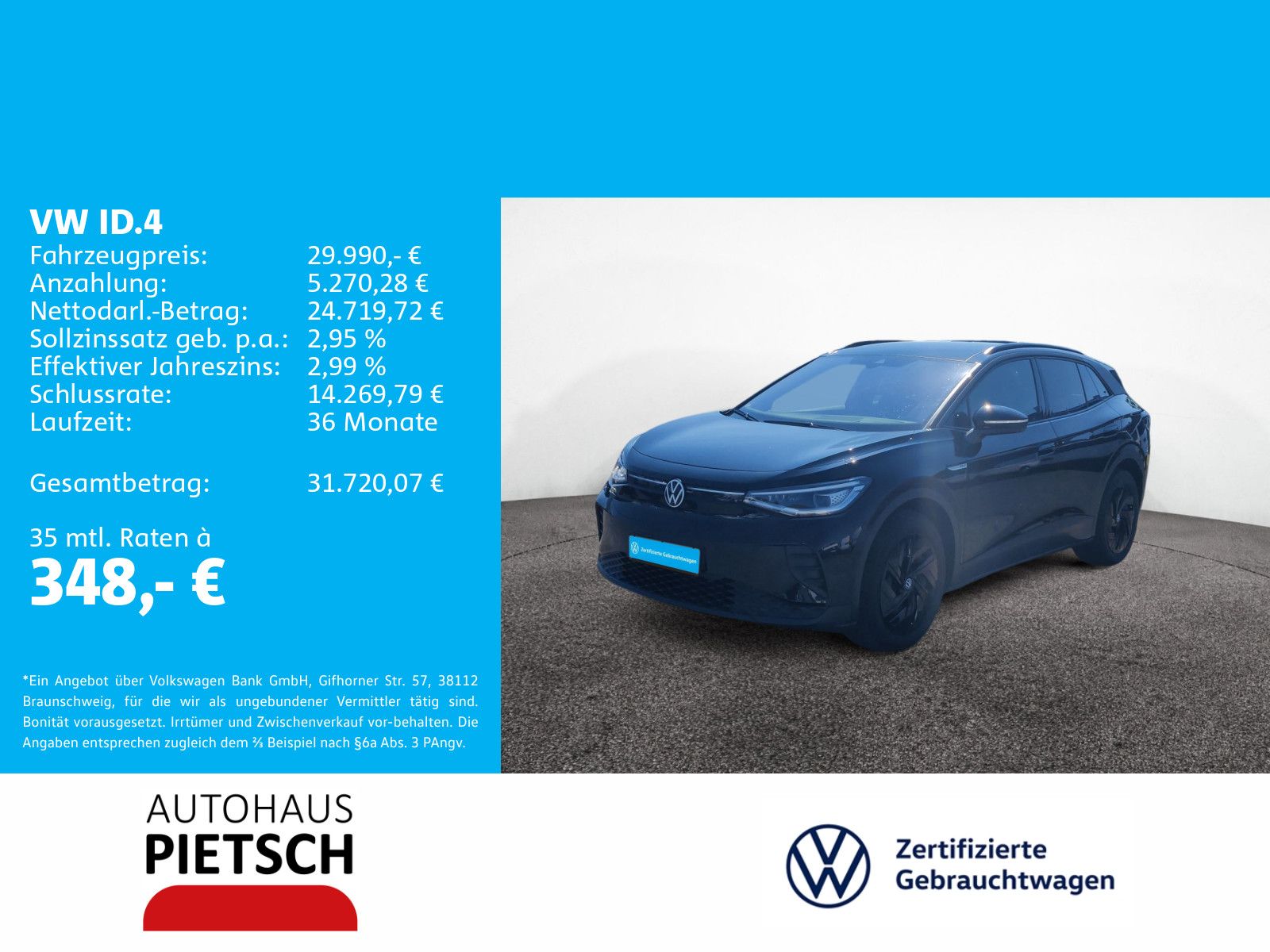 Volkswagen ID.4 Pro Performance 77kWh HUD Panorama IQ.Light foto 2