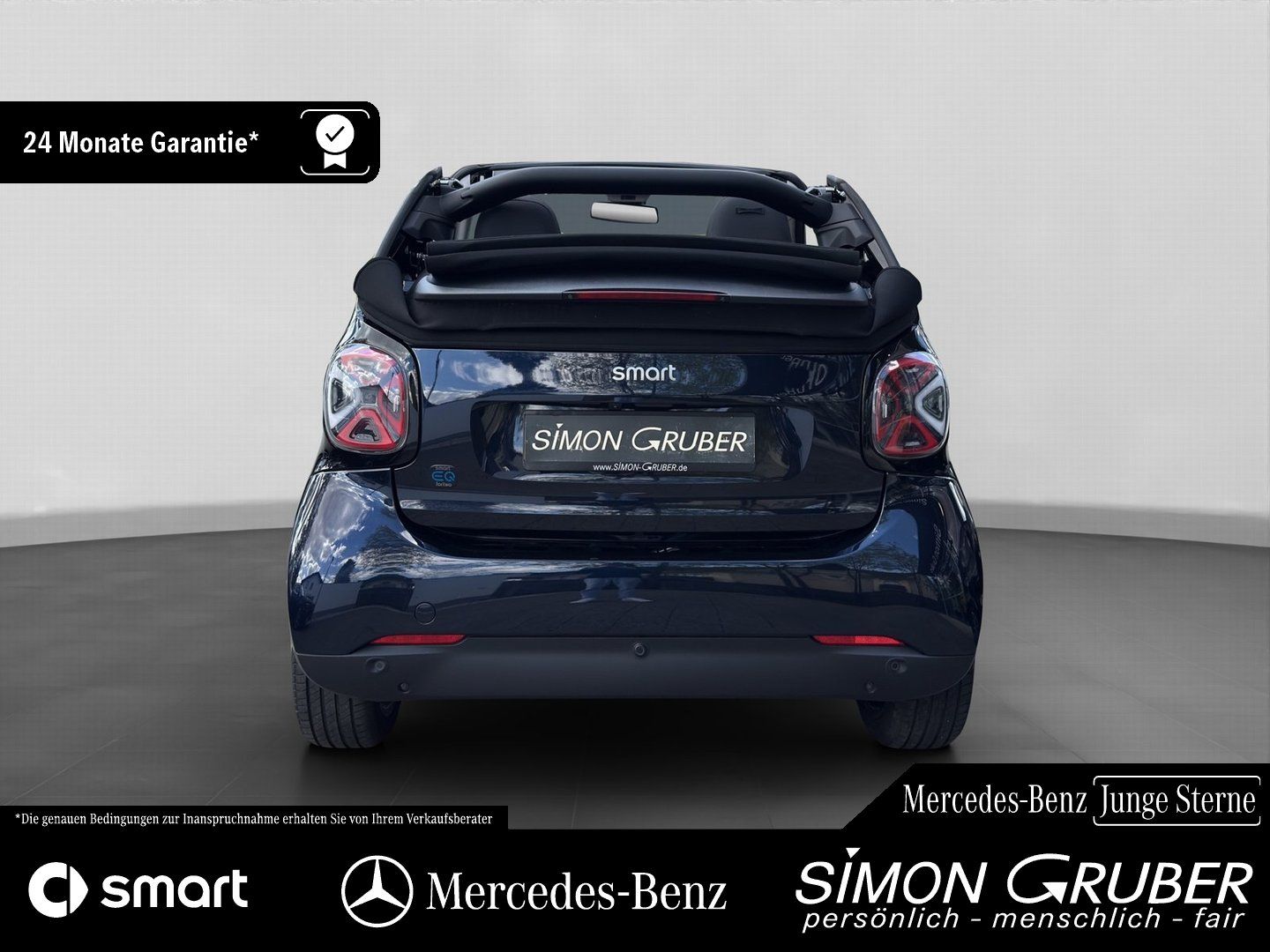 Fahrzeugabbildung Smart fortwo EQ Cabrio Pulse Exclusive JBL Carbon Wint