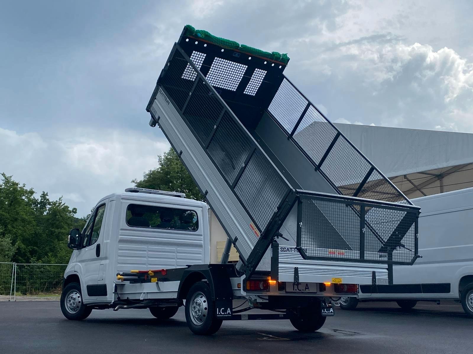 Fiat DUCATO 35H L3 180 PS KIPPER + LAUBGITTERAUFSATZ