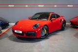 Porsche 911 Turbo S PDLS+ LEDER PANO LIFT PCCB SPORT-AGA - rote Porsche 911er Reihe