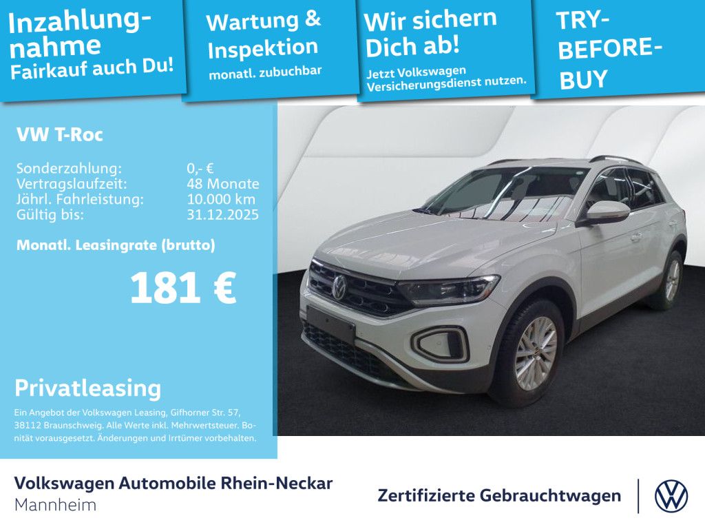 T-Roc 1.0 TSI Life Navi PDC LED uvm