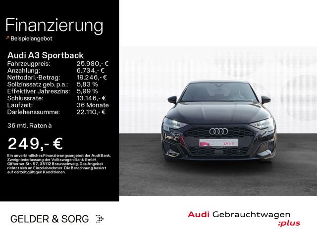 Audi A3 Sportback 40 TFSI e S line LED*Virtual*Sound