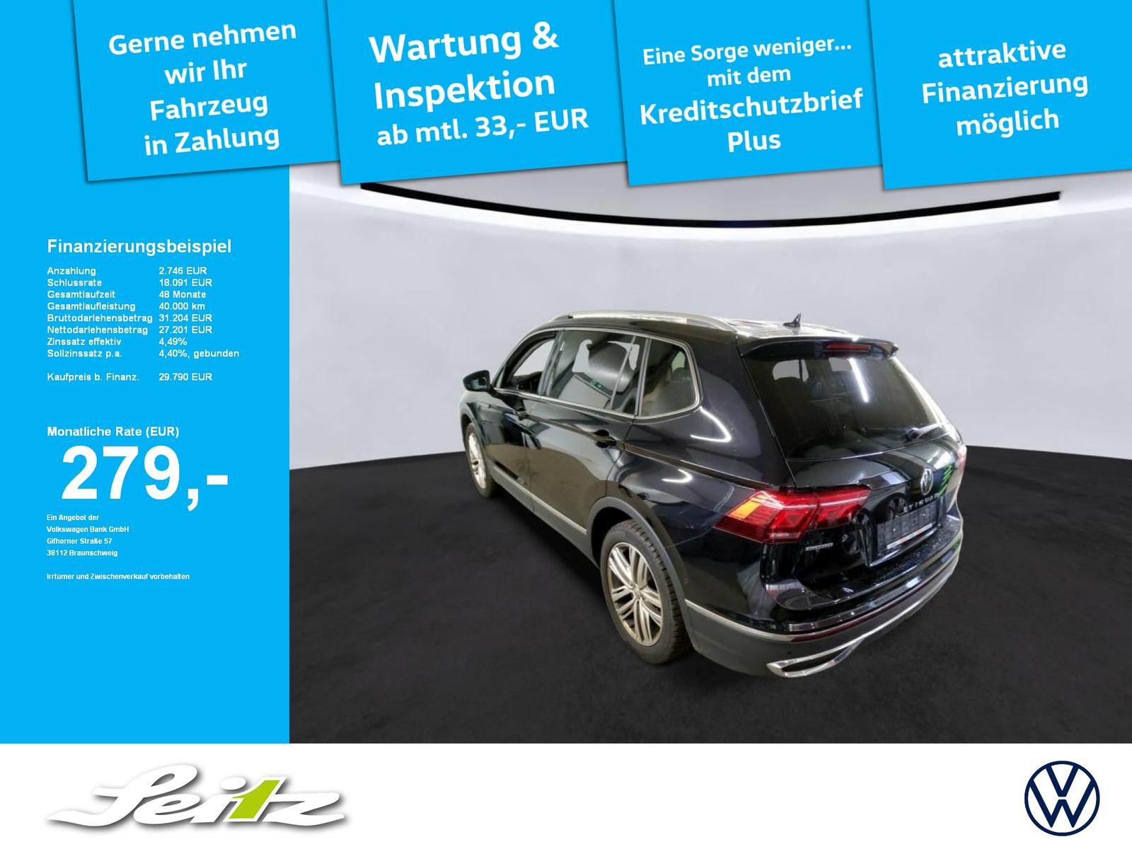 Volkswagen Tiguan Allspace 2.0 TSI 4M Elegance *MATRIX*PANO