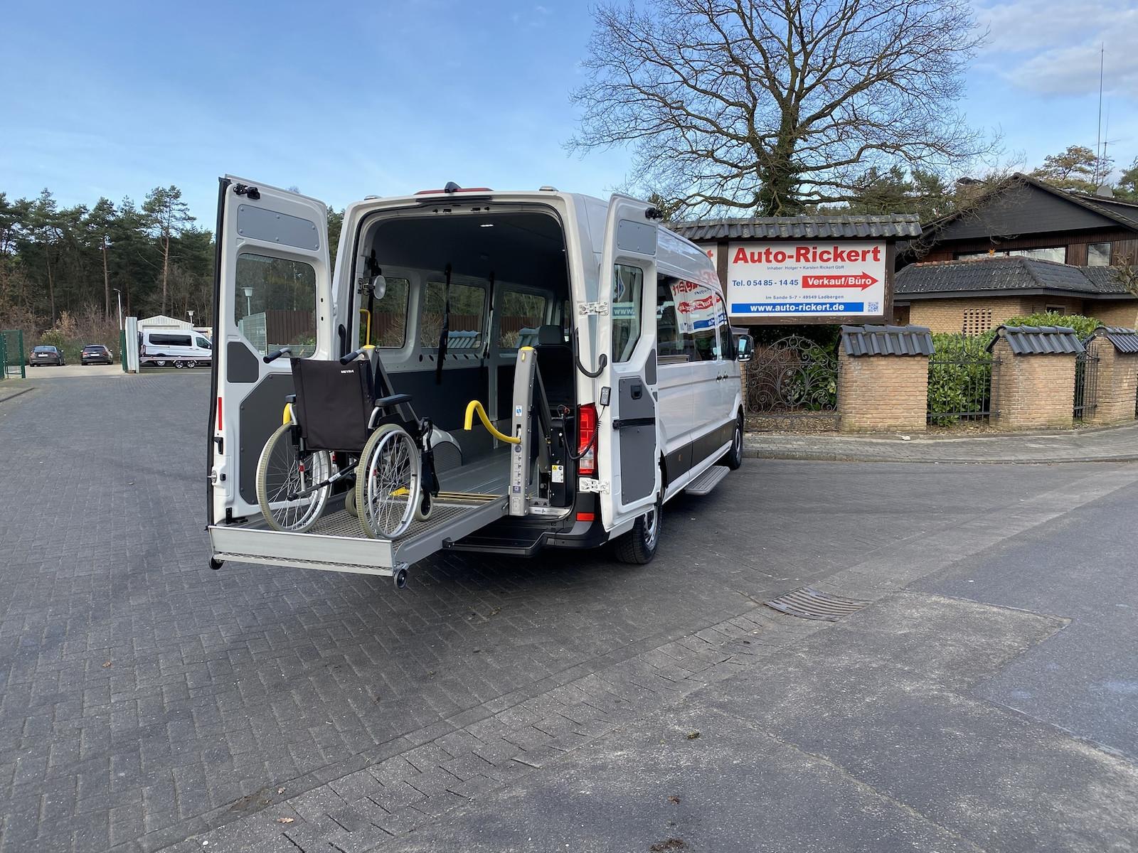 Volkswagen Crafter 35 lang Systemboden, Linearlift, Rollstu