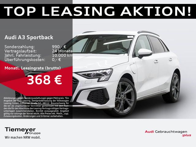 Audi A3 Sportback 40 TFSIe S LINE LED AHK NAVI+ LM18