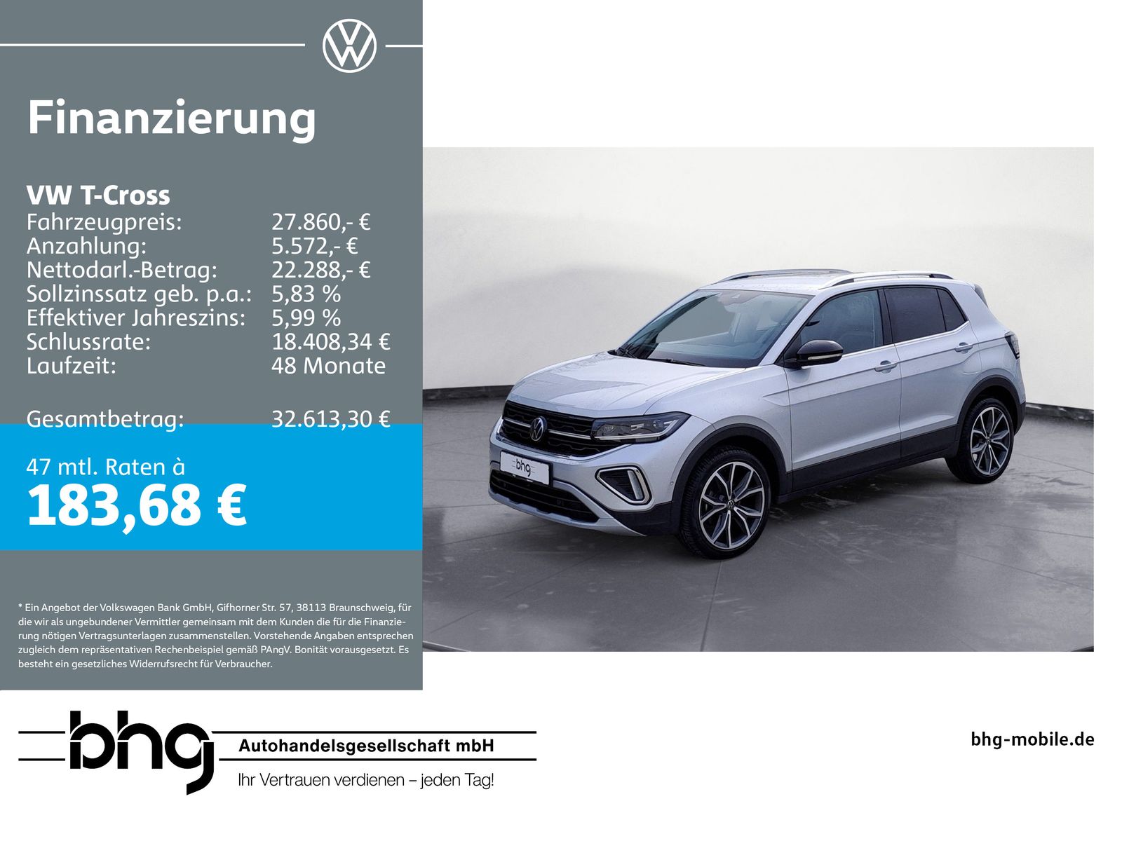 Volkswagen T-Cross Style 1.5 TSI DSG *AHK*CLIMATRONIC*ACC*