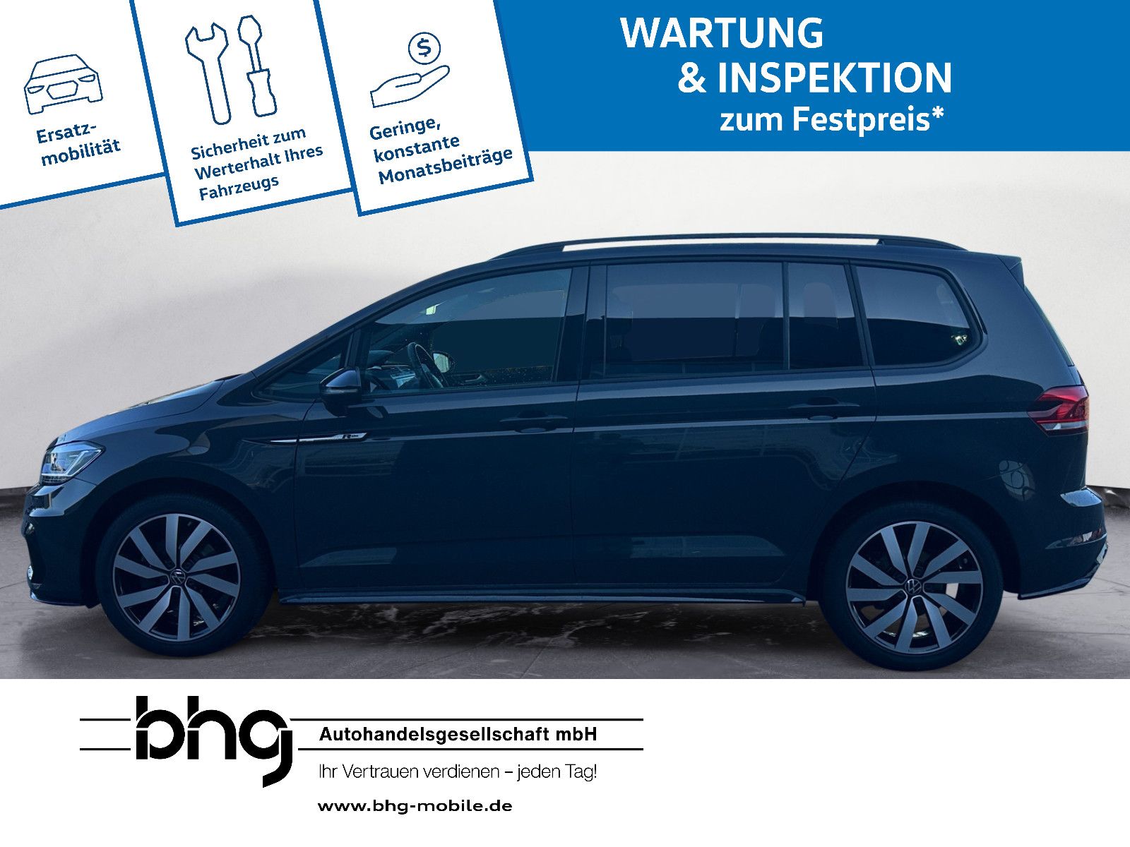 Volkswagen Touran 2.0 TDI DSG Highline R-Line 7-Sitzer AHK foto 3