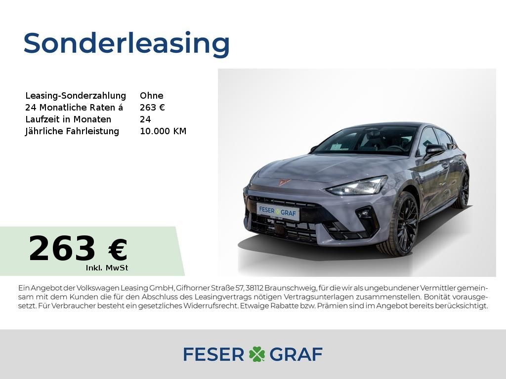 Cupra Leon 2.0 TSI VZ PANO/SENNHEISER/NAVI/KAMERA/ACC