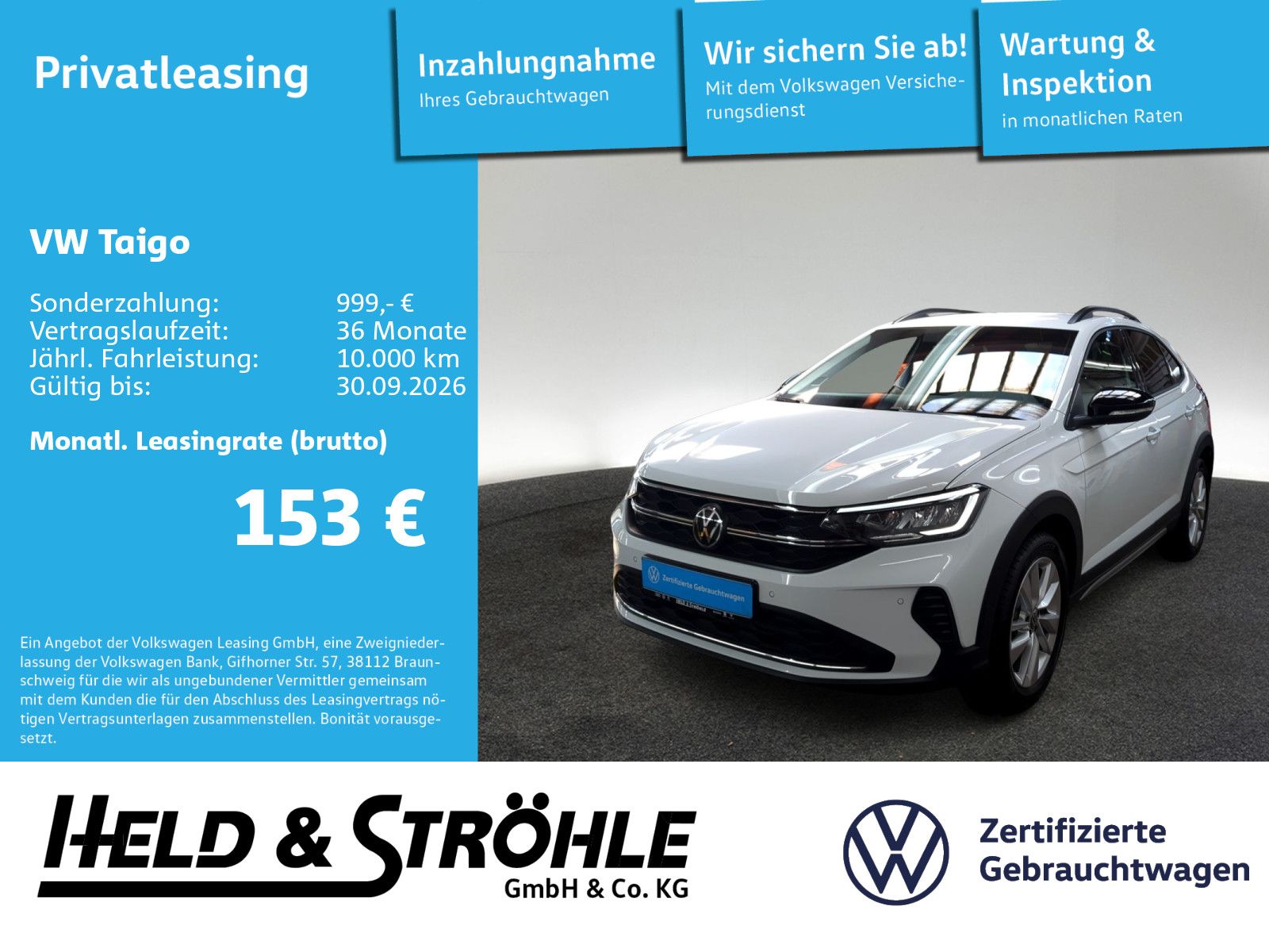 Volkswagen Taigo ENERGY 1.0 TSI LED NAV PDC SHZ TRAVEL DAB+