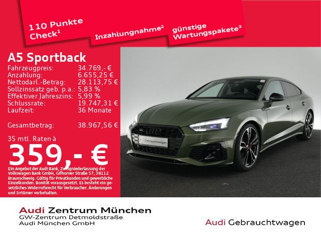 Audi A5 Sportback 40 TFSI qu. S tronic S line competi foto 1