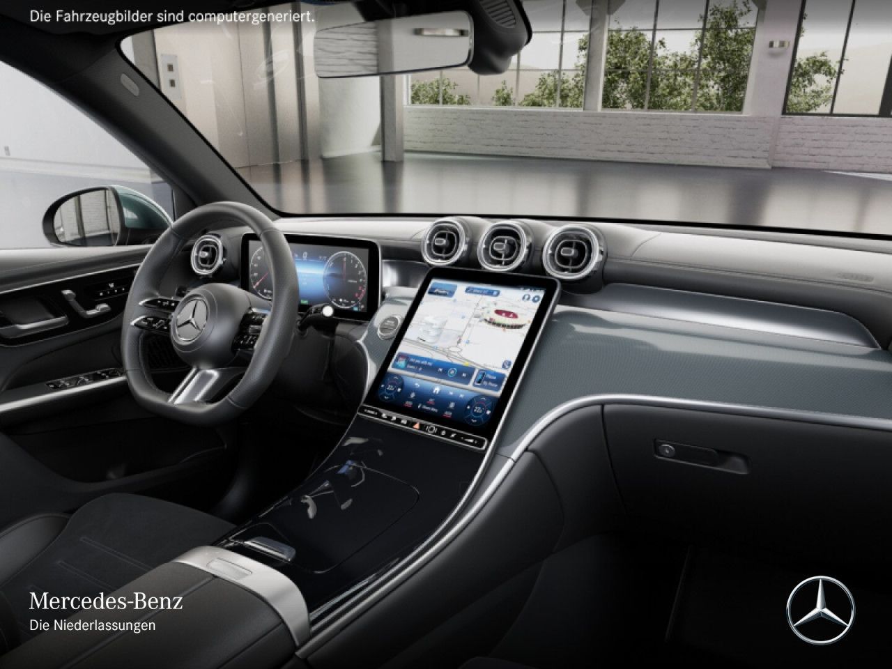 Mercedes-Benz GLC 300 de 4M AMG+PANO+360+AHK+LED+TOTW+KEYLESS foto 10