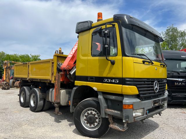 Mercedes-Benz DB 3343AK 6x6 KRAN ATLAS 190