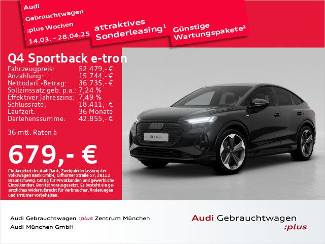 Audi Q4 Sportback 45 qu. S line ACC/AHK/HuD/Virtual+/