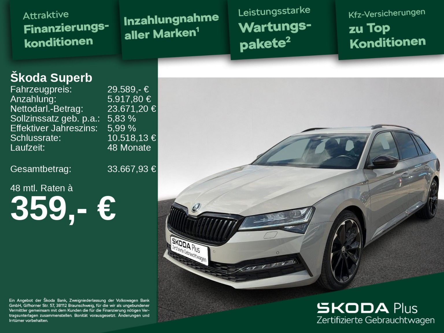 Skoda Superb Combi 2.0 TDI Sportline 4x4*DCC*RFK*STHZG imagem 2
