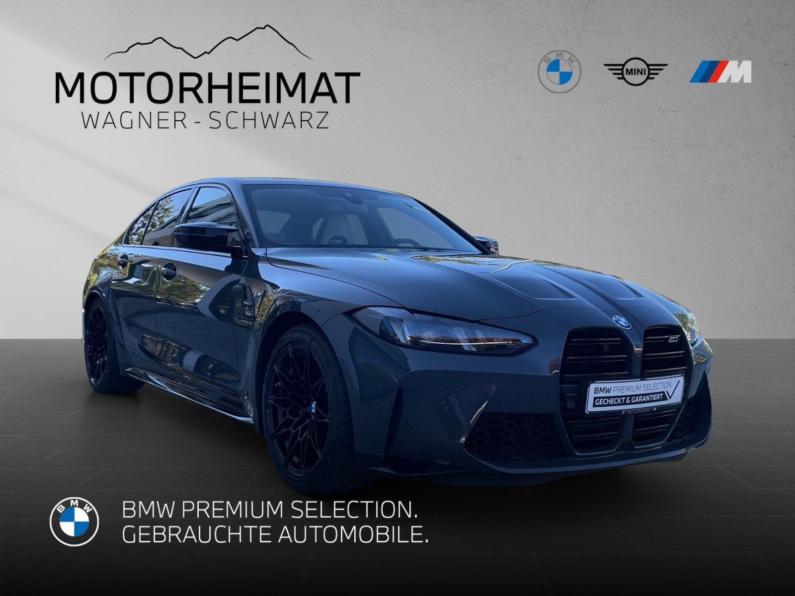 BMW M3 Competition xDrive M-Bremse rot AlcantaraLenk foto 3