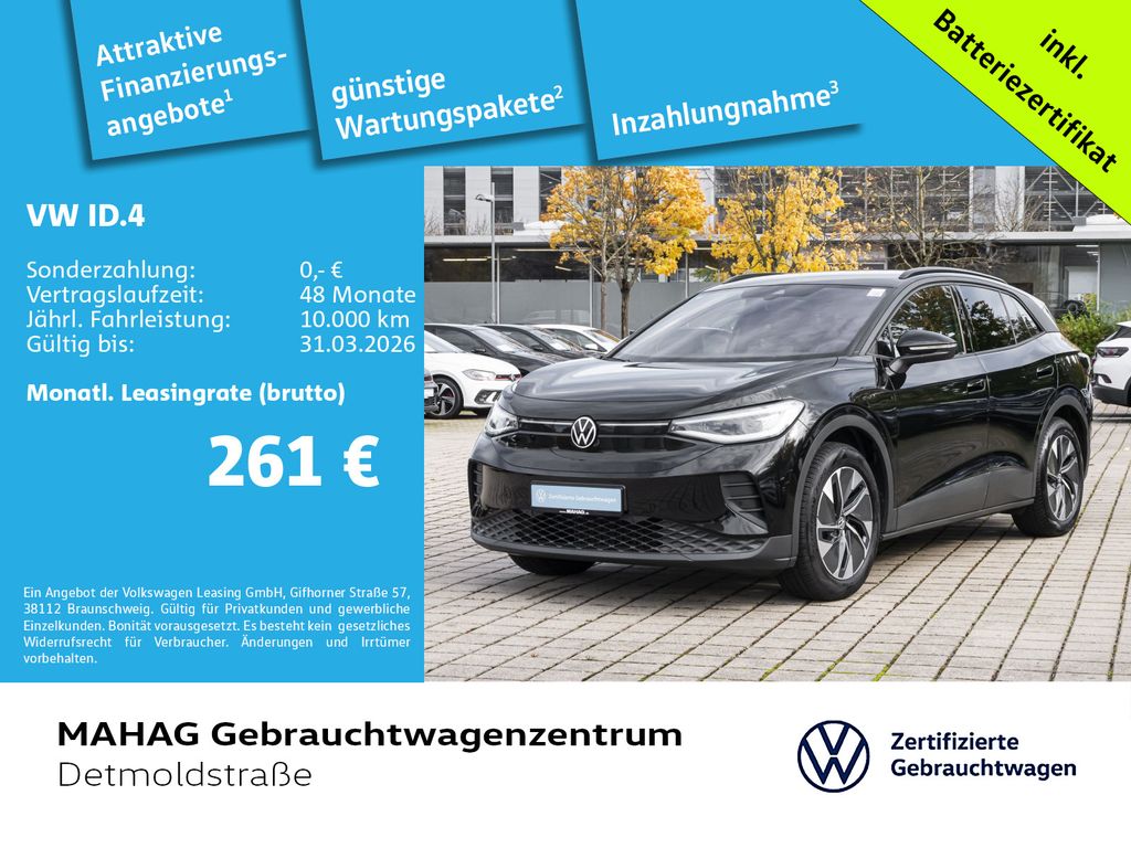 ID.4 Pure 125kW Wärmepu CCS IQ.Light Nav ParkPil