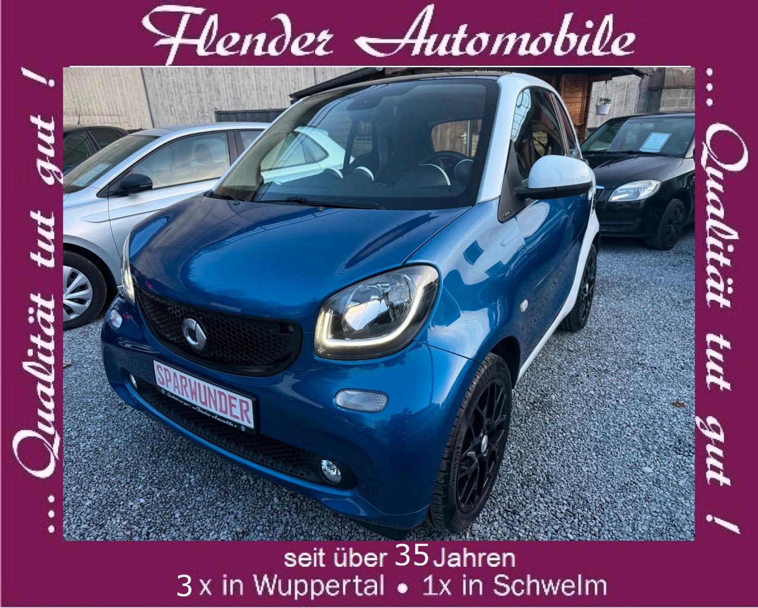Smart ForTwo Prime, Leder, SHZ, 90PS, Spur., JBL