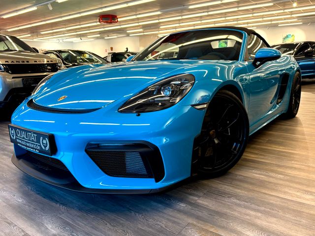 Porsche Boxster 718 Spyder 1.Hand Sportsitze Miami Blau