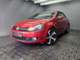 Volkswagen Golf VI 2.0 TDI Cabriolet , AUTOMATIK, LEDER,PDC - : Rot, Cabrio