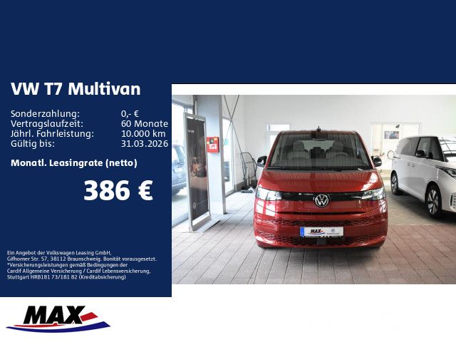 Multivan KÜ 1.5 TSI OPF 100 kW DSG TEMPO PDC