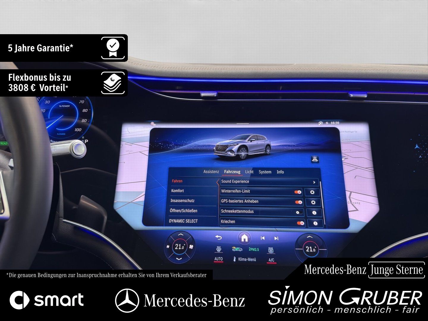 Fahrzeugabbildung Mercedes-Benz EQS 450 4M SUV Pano Hyper AHK Mod 2026 118kwh