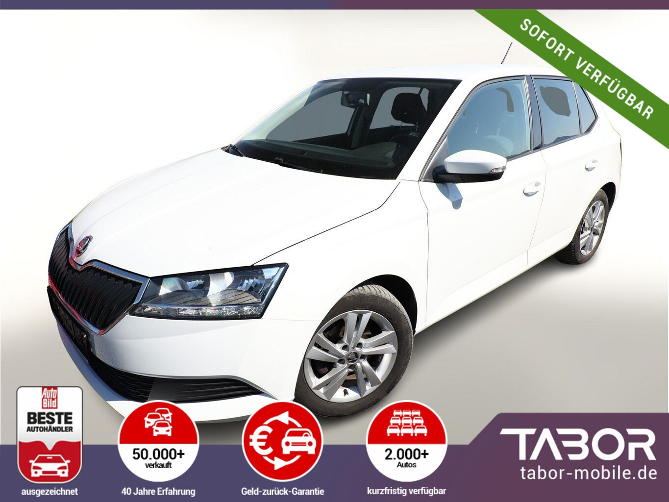 Skoda Fabia 1.0 TSI 95 Amb SideA Kam SunS SmLi Temp