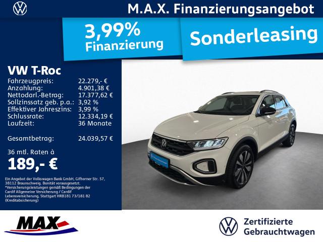 Volkswagen T-Roc 1.0 TSI GOAL LED+NAVI+ACC+PDC+ALU+SITZHZG
