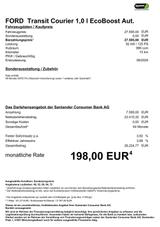 Ford Tourneo Courier Active 1,0 EcoBoost +NAVI+5JGARA - Ford Tourneo