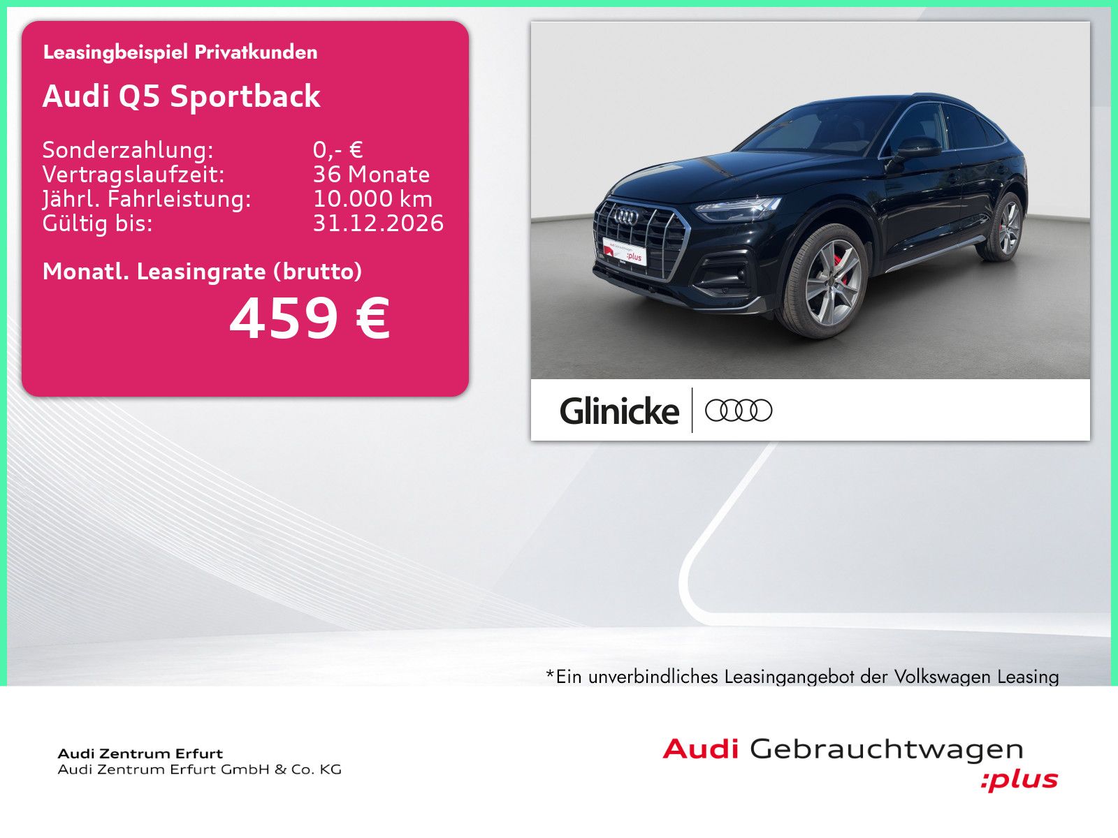 Audi Q5 Sportback 50 TFSI e quattro S-tronic Matrix N