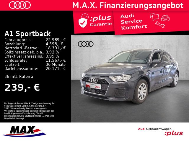 Audi A1 Sportback 25 TFSI S tronic advanced VCP+SMART