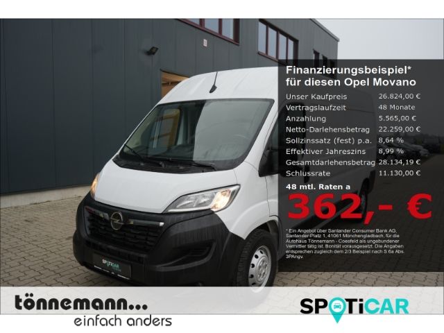 Movano C CARGO L3H2 3,5T VERSTÄRKT+RÜCKFAHRKAMER