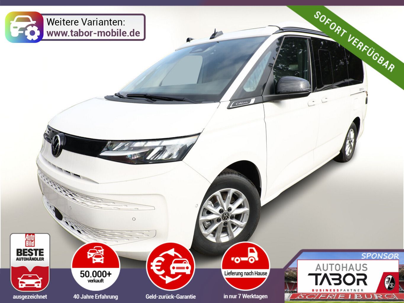 Volkswagen T7 California Beach Camper StandH AHK UVP-30%*